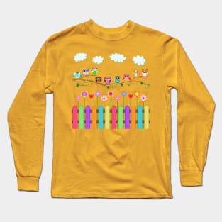 Owl Branches #2 Long Sleeve T-Shirt